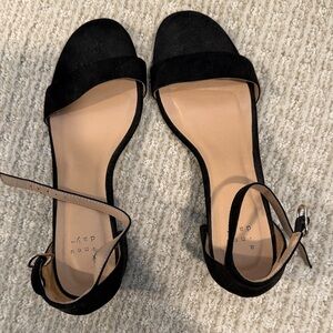 Black Ankle Strap Sandals